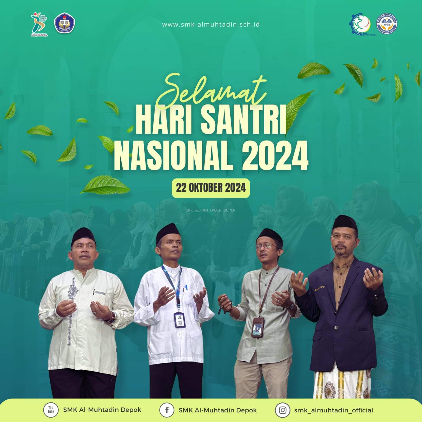 Mengenang Perjuangan Santri dalam memperjuangkan kemerdekaan Indonesia, dalam peringatan Hari Santri Nasional Tahun 2024 di lingkungan SMK Al-Muhtadin