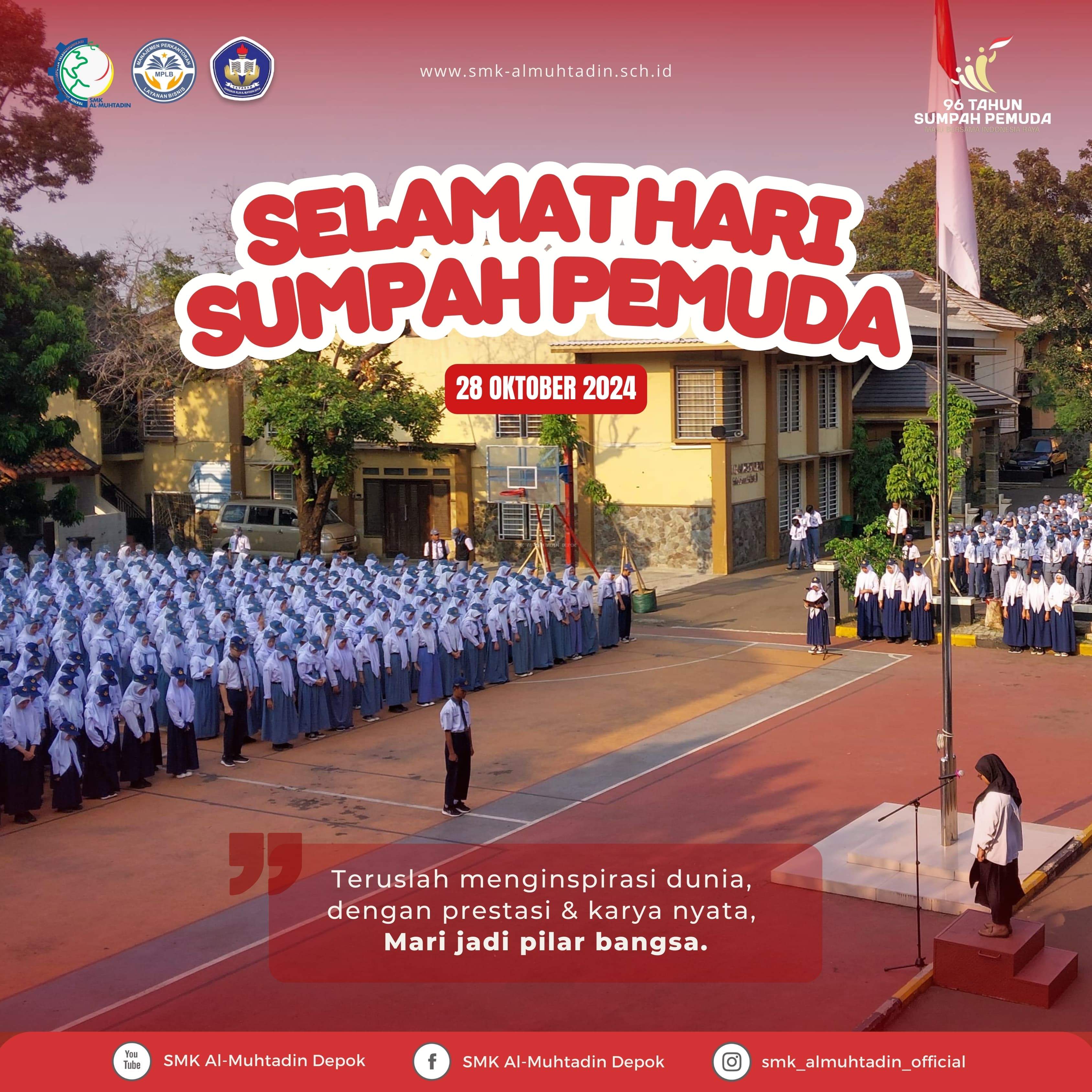 PRESTASI GEMILANG DITOREHKAN DALAM MEMPERINGATI HARI SUMPAH PEMUDA KE 96 TAHUN, 28 OKTOBER 2024