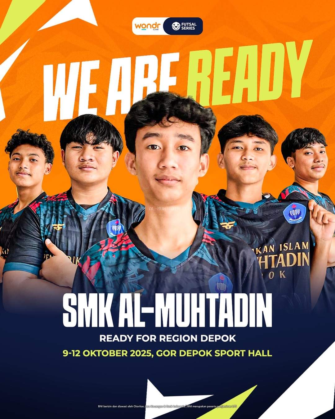 Panitia Turnamen Futsal Series Region Depok Lakukan Visit ke SMK Al-Muhtadin